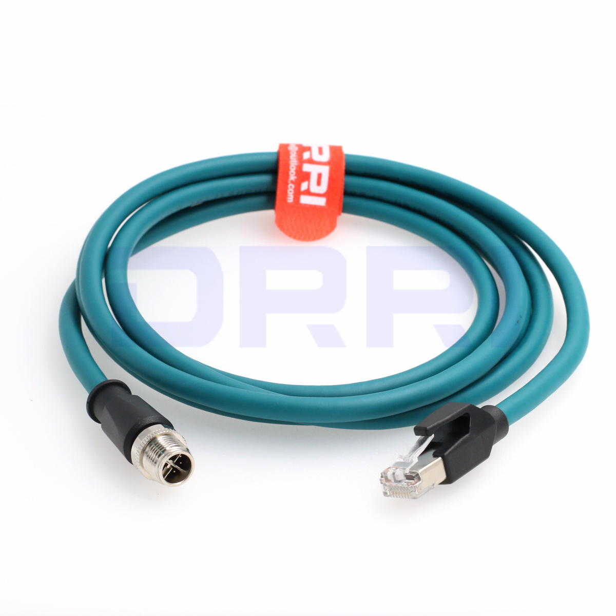 M12 X-coded 8pin к RJ45 гигабитный Ethernet интерфейс Cat6 экранированный кабель для промышленных камер Cognex