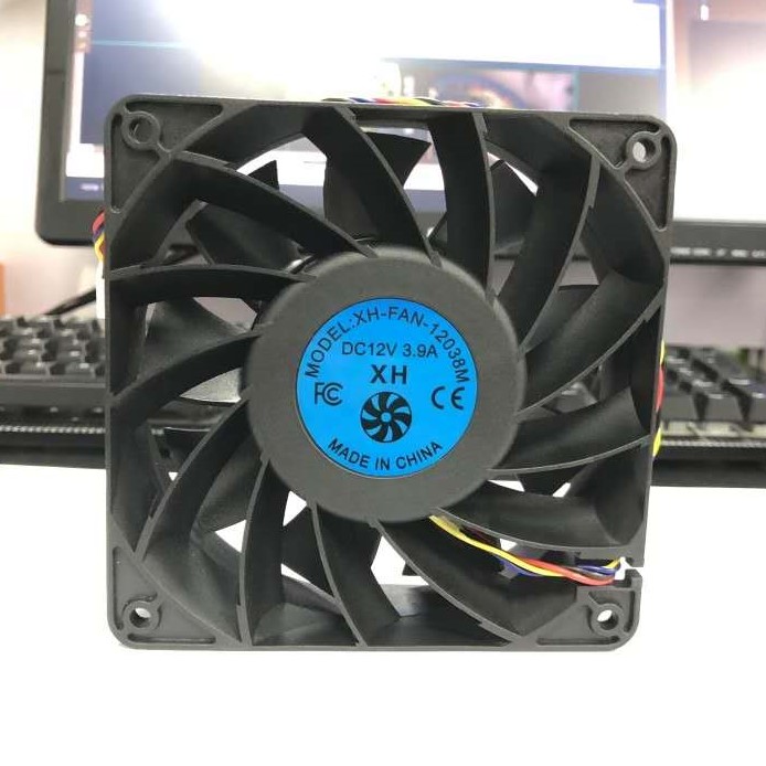 Bitcoin miner Вентилятор охлаждения 120*120*38 мм для Antminer miner S9 T9 + L3 + Z11