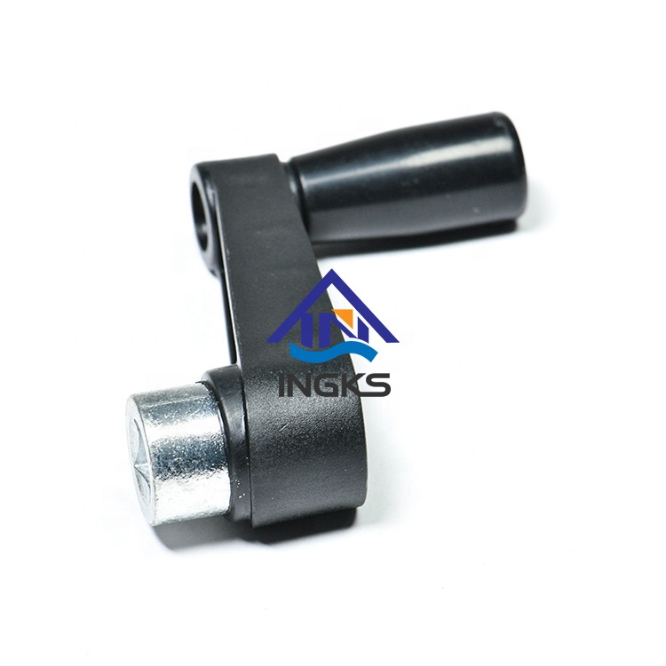 Factory Price Machine Bed Round Hole Square Hole M12*100 Woodworking Machinery Folding Nylon Shake Handwheel