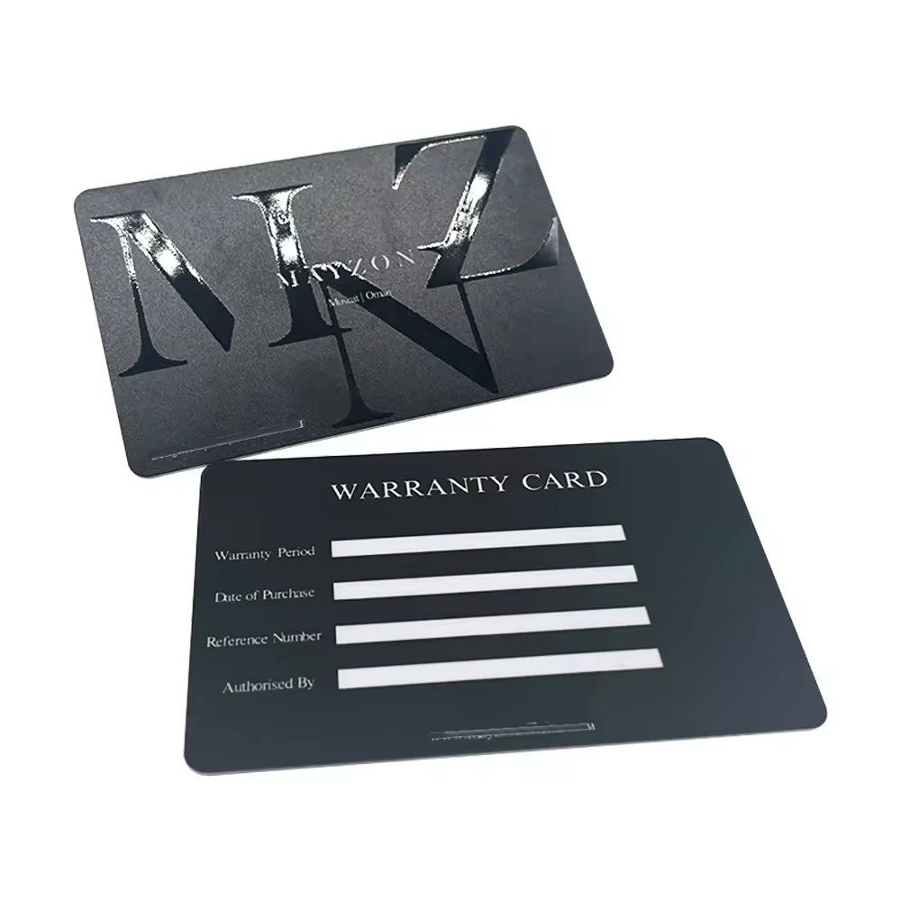 Custom Luxury UV Printed Visiting Card Loyalty VIP Membership Warranty Card Plastic PVC Business Gift Cards