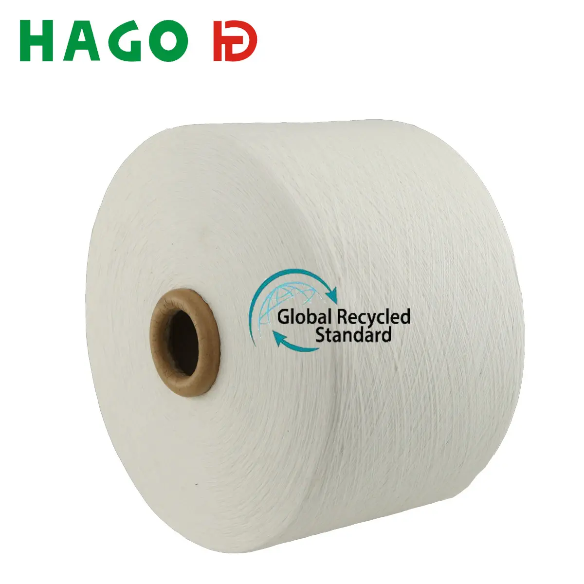 GRS certified recycled yarn Importers cotton polyester yarn for knitting and weaving tc or cvc yarn supplier