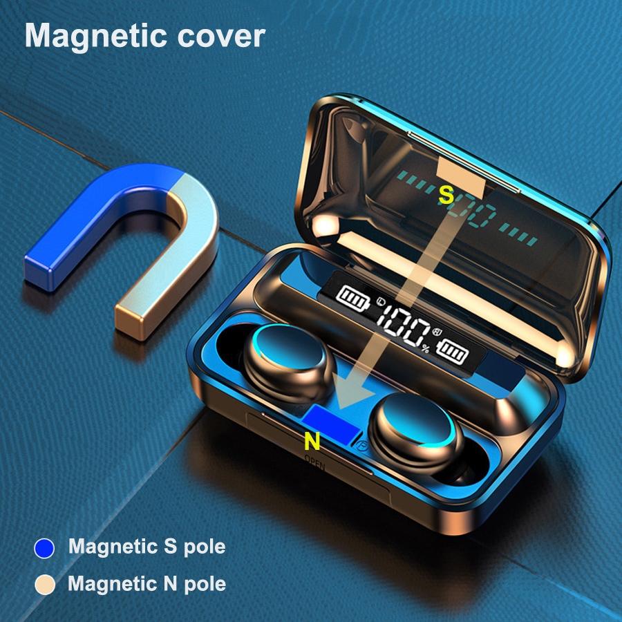 30% Discount F9 Auriculares Inalambricos Waterproof Ipx7 5.0 5.1 True Wireless Headset F9 Pro Earbuds Speaker