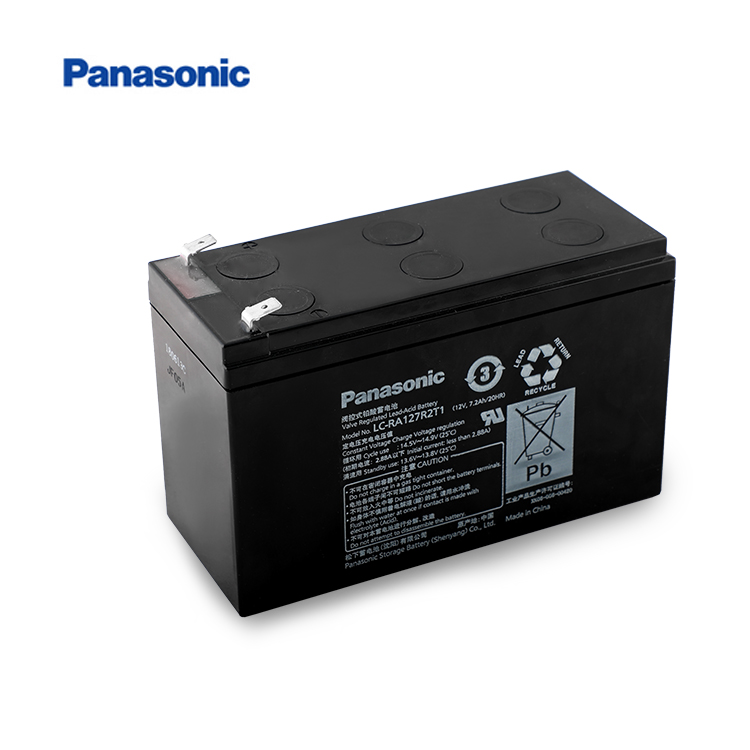 Panasonic свинцово-кислотные батареи ИБП LC-RA127R2 аккумуляторные батареи 12V 7Ah 7.2Ah домашнего использования батареи