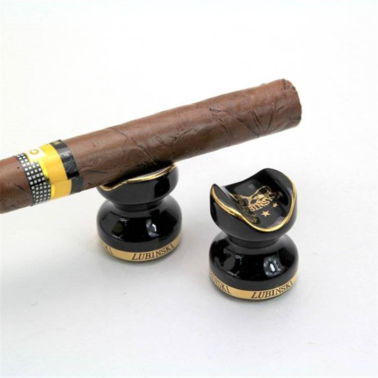 Ceramic cigar holder portable display creative design cigar holder for cigar