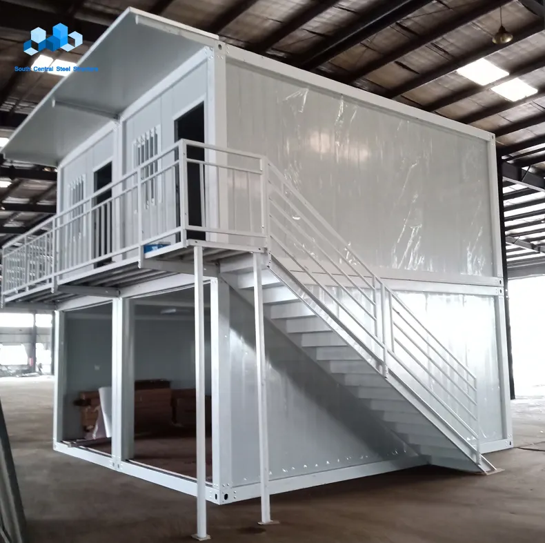 Glass House Container Prefabricated Modular Homes Luxury Villa