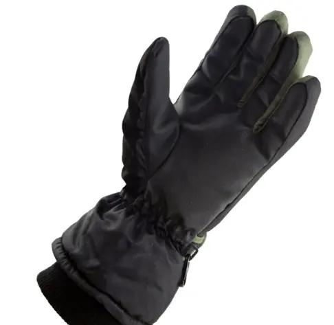 Custom Snowboard Gloves Pu Material Heated Winter Warm Waterproof Ski Mittens Gloves For Man