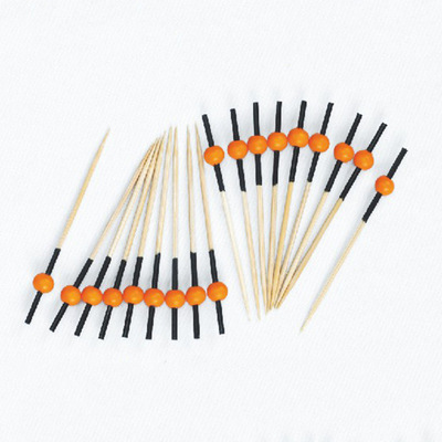 New Disposable sola flower bamboo stick for dessert KTV toothpick bamboo stick