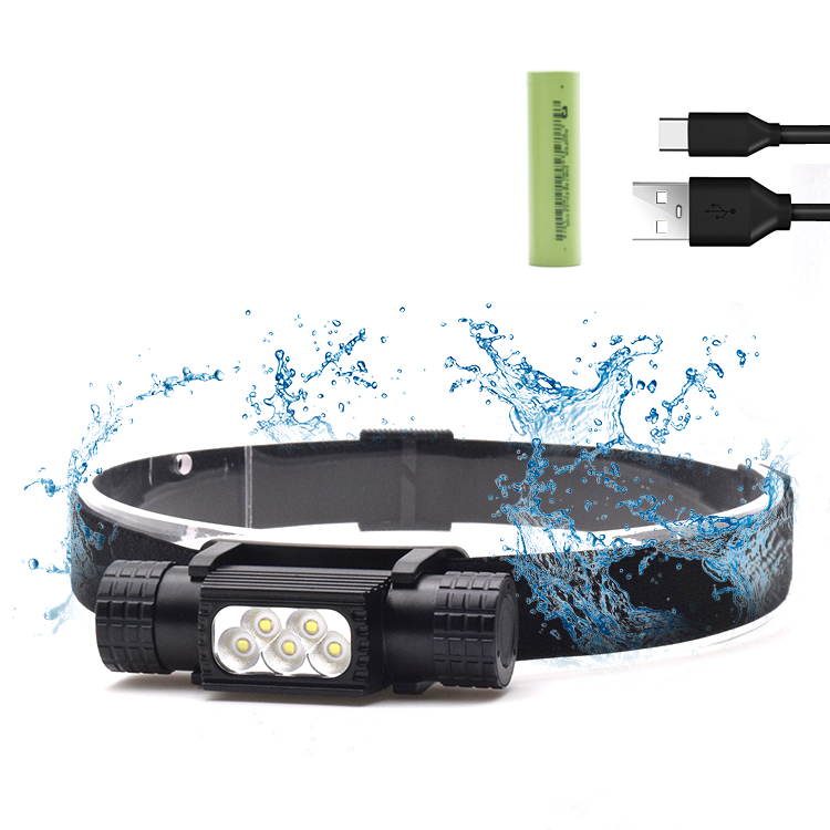 High Power LED Chips LED Headlamp Flashlight custom Logo Printing for Working Light