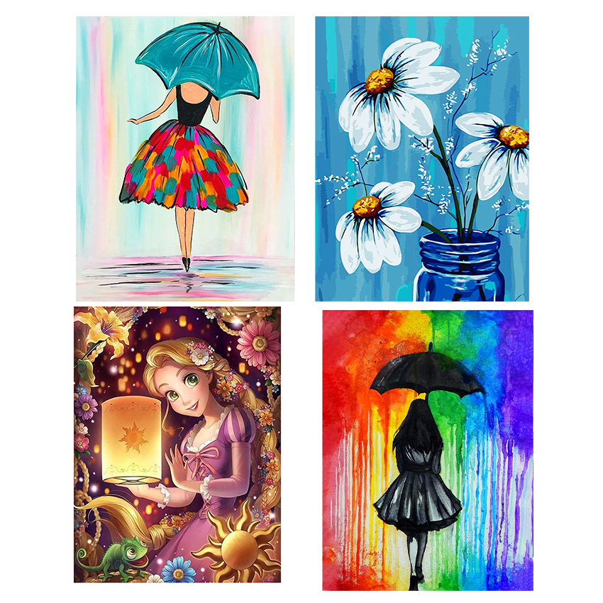 5D Diamond Art Painting Kits for Adults customization DIY Full Drill Girls Gem Painting with Round Diamonds for Home Wall Decor