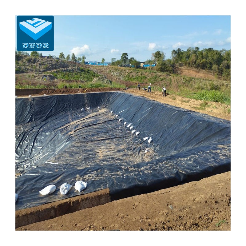 1mm 1.2mm 1.5mm 2mm Membrane / HDPE Geomembrane / Pond Liner for Dam/Landfill/Lake/Biogas/Mining/Fish/Shrimp Farm