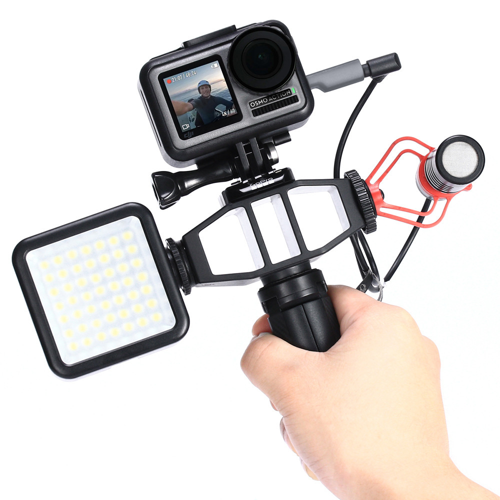 VIJIM OSMO ACTION Vlog Bracket for GoPro Motion Camera Microphone Fill Light Accessories