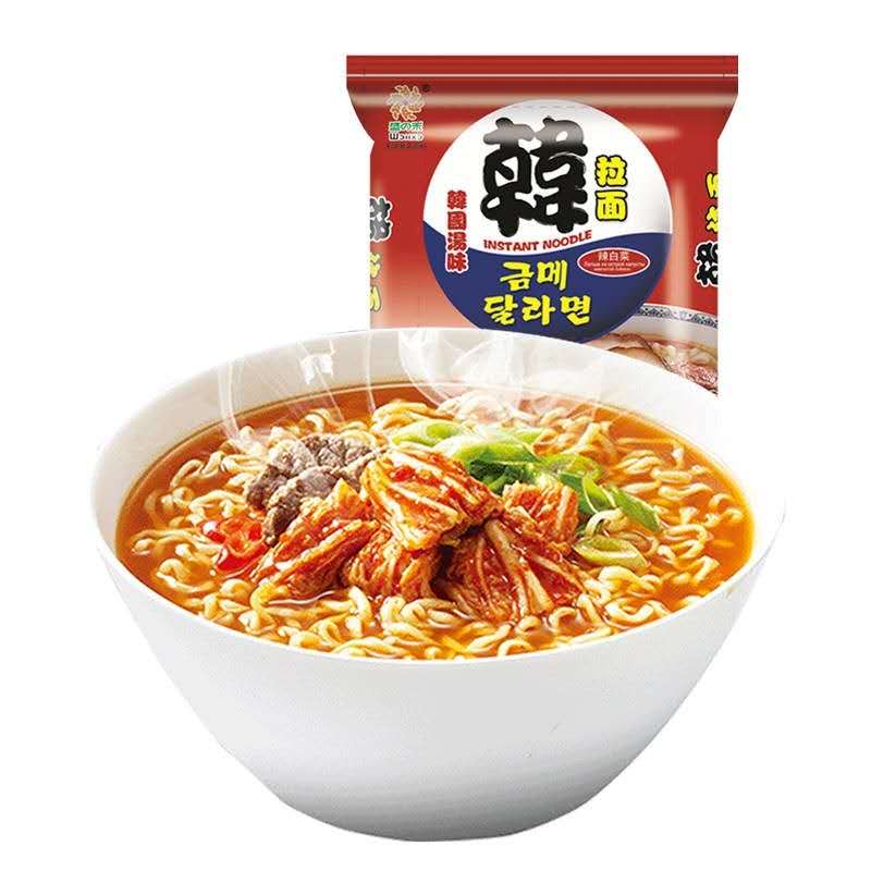 Поставка от производителя Корейская лапша быстрого приготовления Ramen с острой капустой