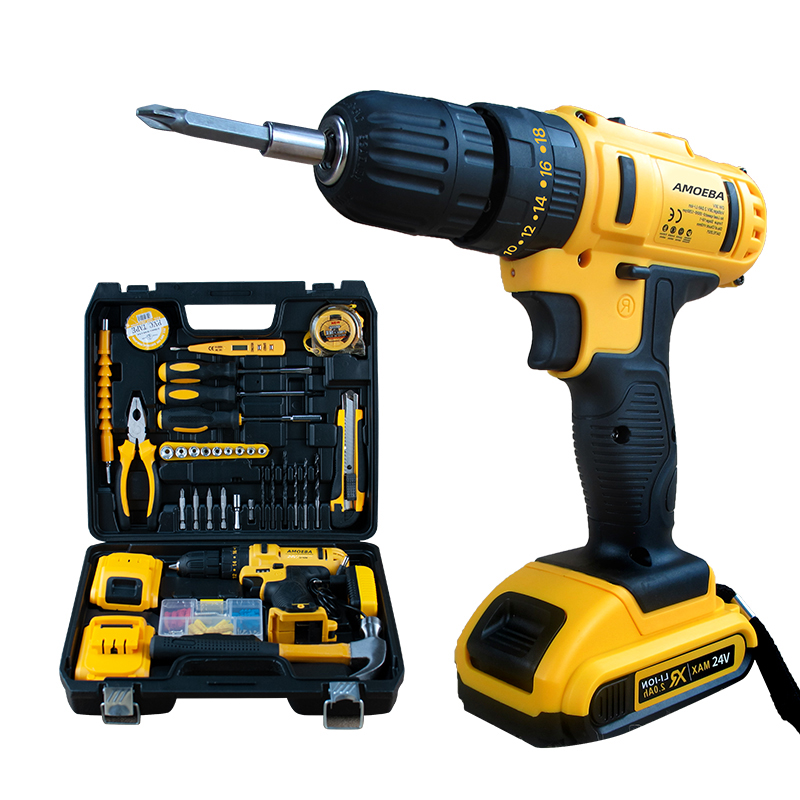 Brand New Cordless Drill Tool Power hand Drills toool Kit Brushless 24V Drill Machine cordless