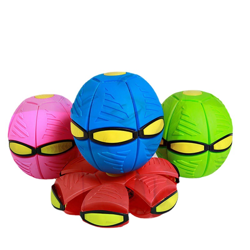 New Style Magic Flying Saucer Deformation UFO Ball Children Outdoor Interactive Sport Flying Discs Toys