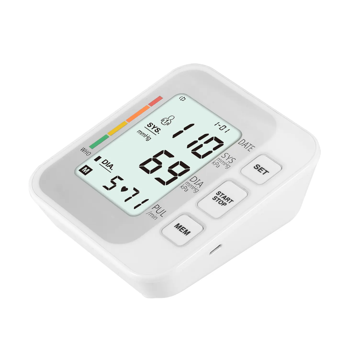 OEM Digital Arm Type Blood Pressure Pulse Monitor Health Care Meter Portable Blood Pressure Monitors