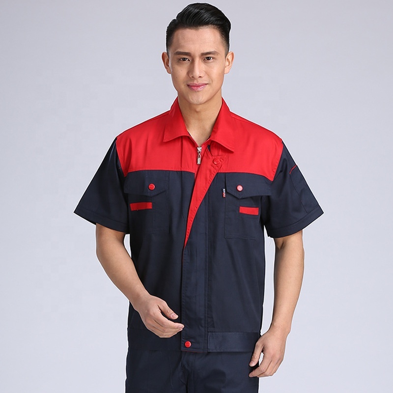Hot Selling Quality Safety Uniform Made in China Unisex Half-sleeve Labor protection Clothing