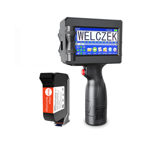 WECARE 12.7mm Fast Dry Solvent Inkjet Cartridge for Welczek Handheld Inkjet Printer