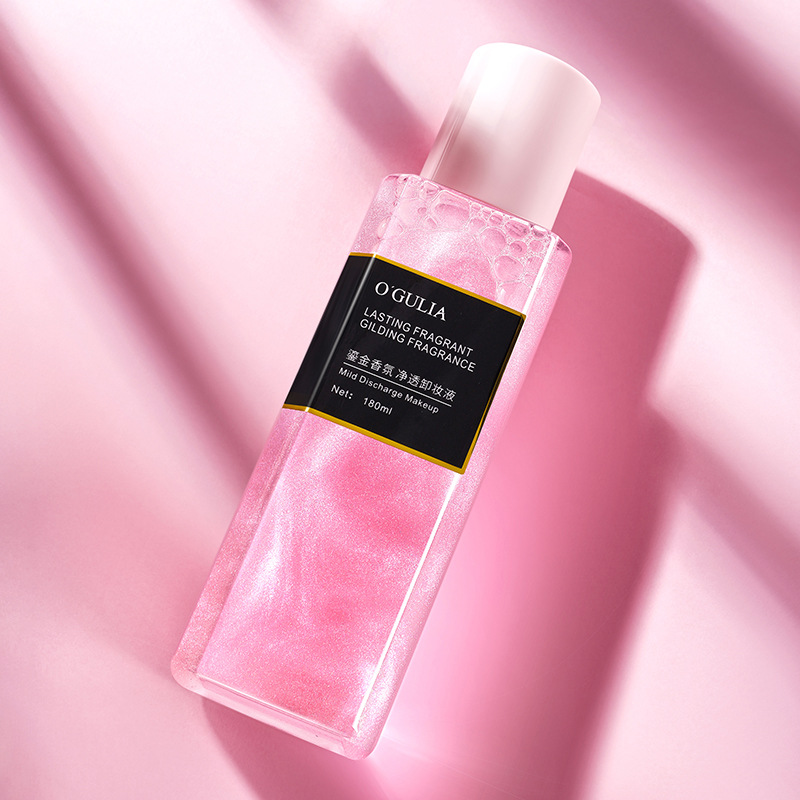 180ml Gilt Fragrance Clear Makeup Remover Gentle Deep Cleansing Makeup Remover for Face Eyes and Lips Light Makeup