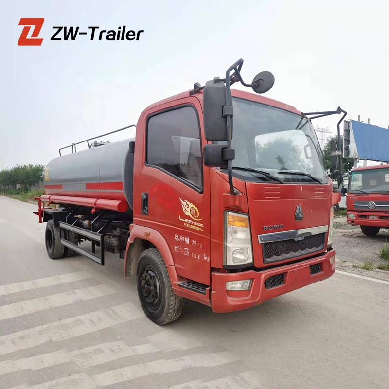 FOTON DONGFENG 4X2 second hand water transport cart trucks water sprinkler truck