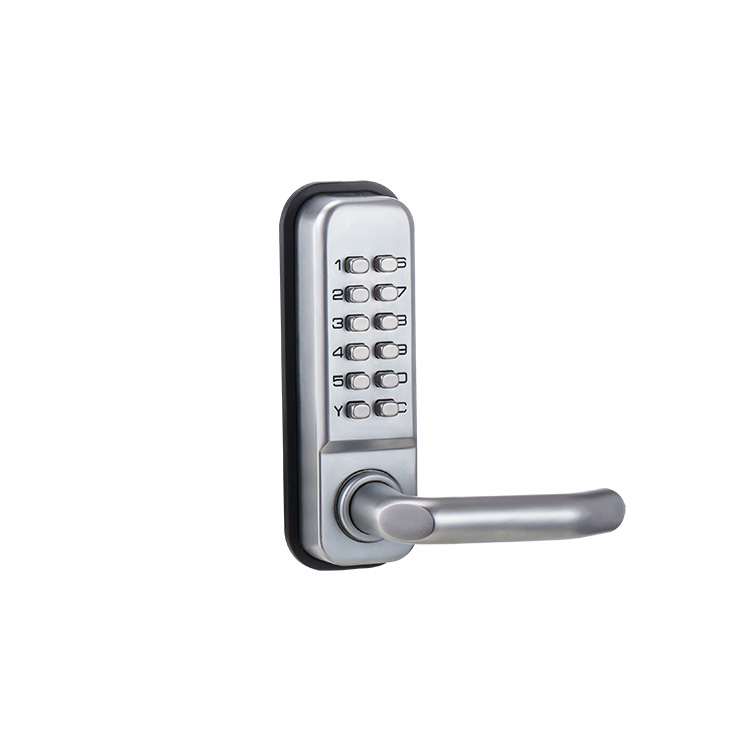 Hot Selling Iron Waterproof 208A Security Wooden Door Handle Keyless Mechanical code Lock
