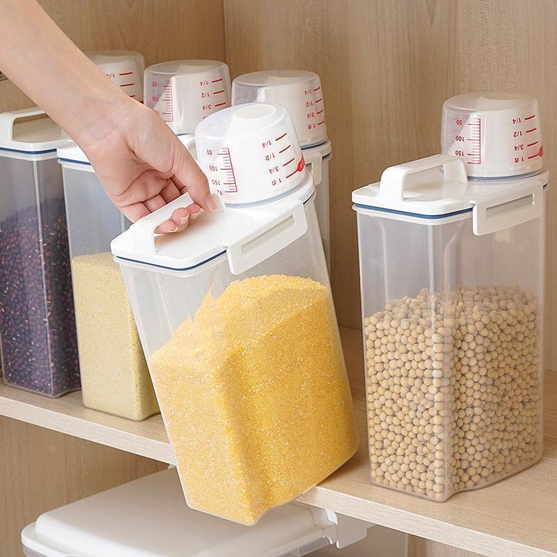 High-Quality Kitchen Organizers Seal Moisture-Proof Preservation Storage Box Transparent Plastic Food Storage Container