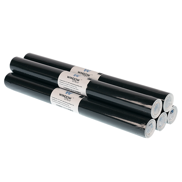 WINDOW WHIRL Black Window PVC Tint Film Roll Home Window Glass UV Protector Sticker Films