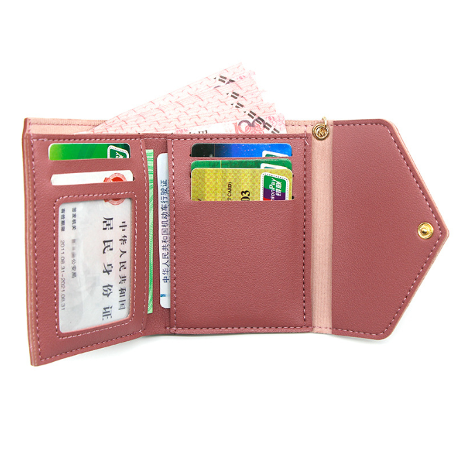 Wholesale Cheaper Multi Colors PU Leather Women coin wallet for Ladies