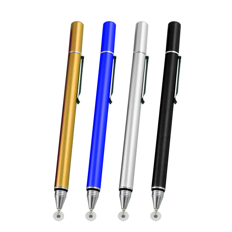 Пользовательские логотип на карман клип прозрачный диск Sucker Touch Pen силиконовый наконечник диск стилусы ручка для планшеты