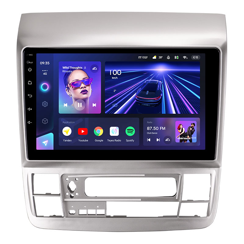 Автомагнитола TEYES CC3 для Toyota Alphard 1 H10 2005-2008, мультимедийный видеоплеер, навигация, стерео, GPS, Android, 2din, разъем 2 din, dvd