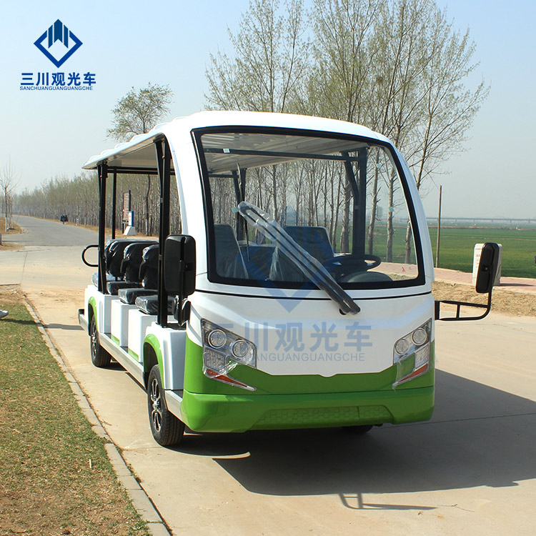 14 Seater Sightseeing Car Tourist Electric Shuttle Bus