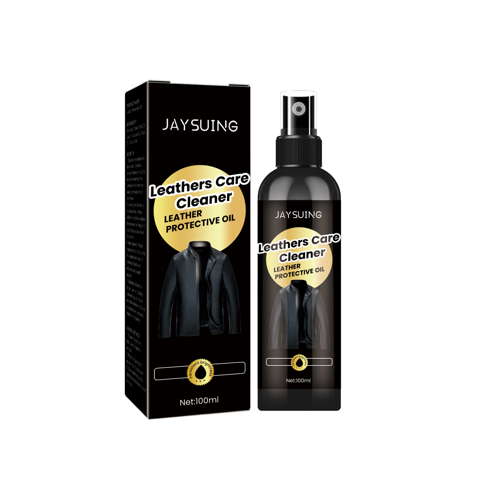 Leather care kit leather cleaner and leather care essence for sofa and car spray cleaning oil