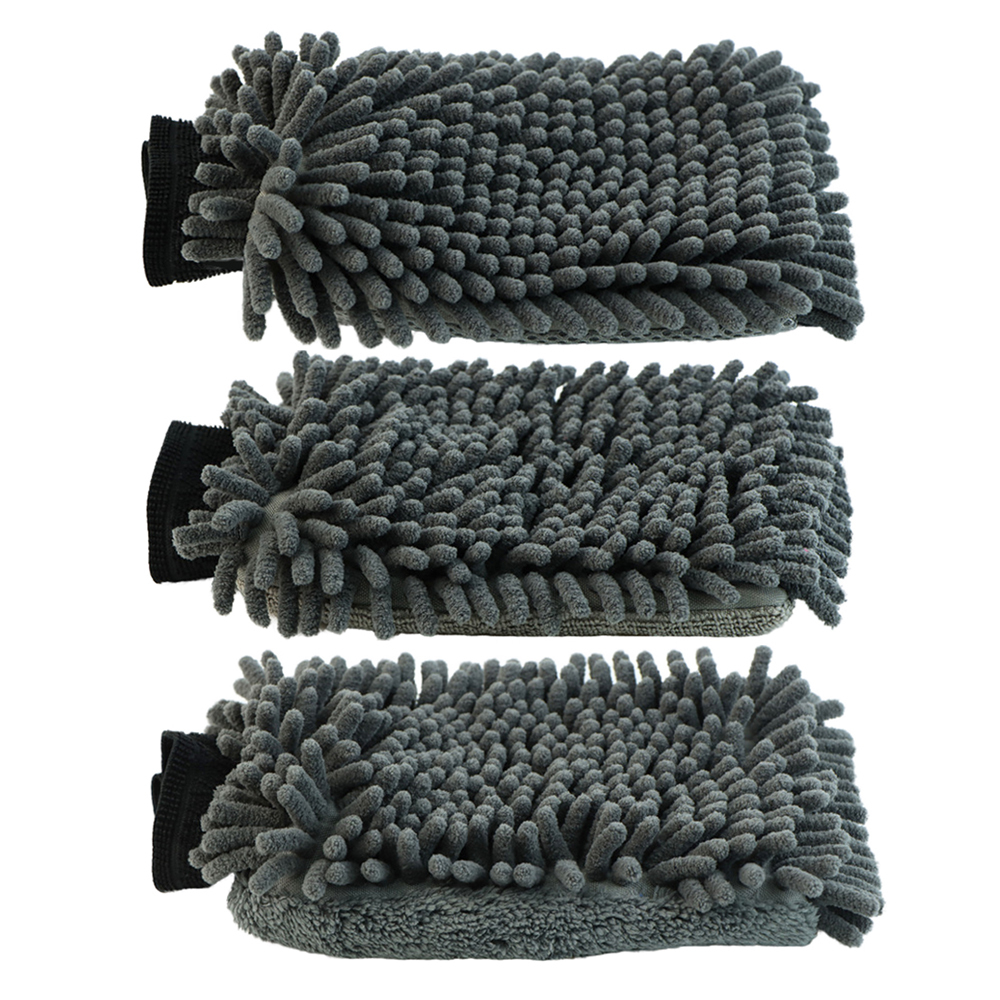 Durable Single-Sided Cleaning Gloves Thick Chenille Rubber for Kitchen Use Disposable Versatile for Variety Washing Needs