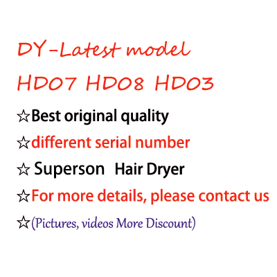 Фен для волос DY HD08 HD07 HD03, с аксессуарами