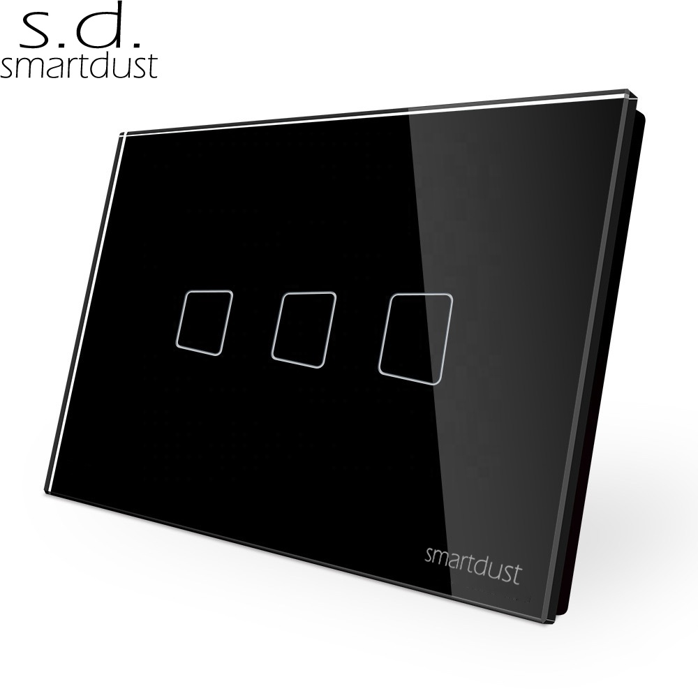 Дистанционное управление Smartdust Zigbee 3,0 Tuya Hub, автоматизация умного дома, без нейтрального беспроводного сенсорного переключателя APP