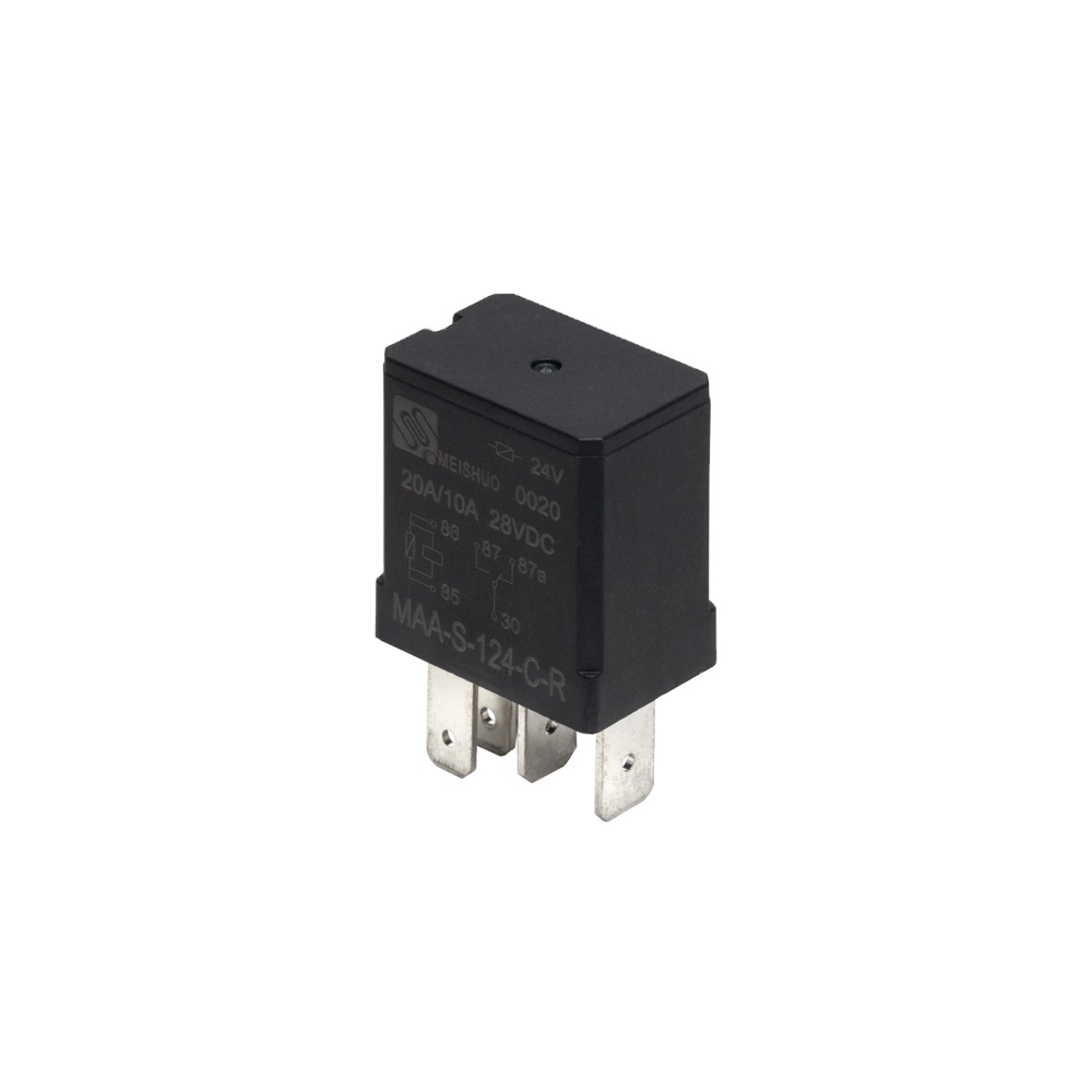 Meishuo MAA-S-124-C-R мини нормально разомкнутый 20a 14vdc автомобильной 4pin 12v 35a авто реле благодаря зарядному устройству QC терминал для автоламп atuo части