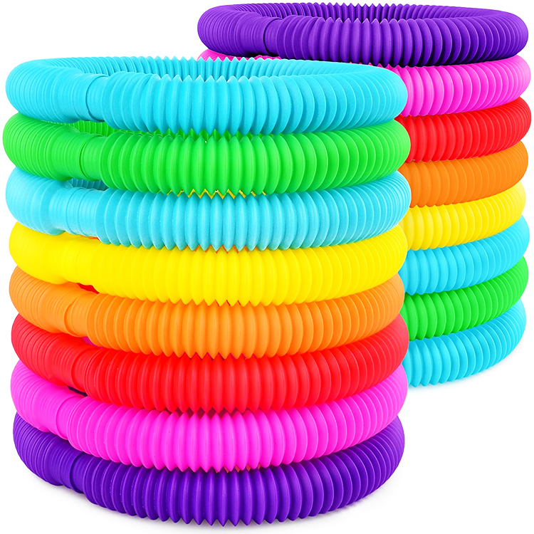 Cheap Fidgeting Game Kill Time Sensory Toys Fun Pop Tubes for Kids Stretch