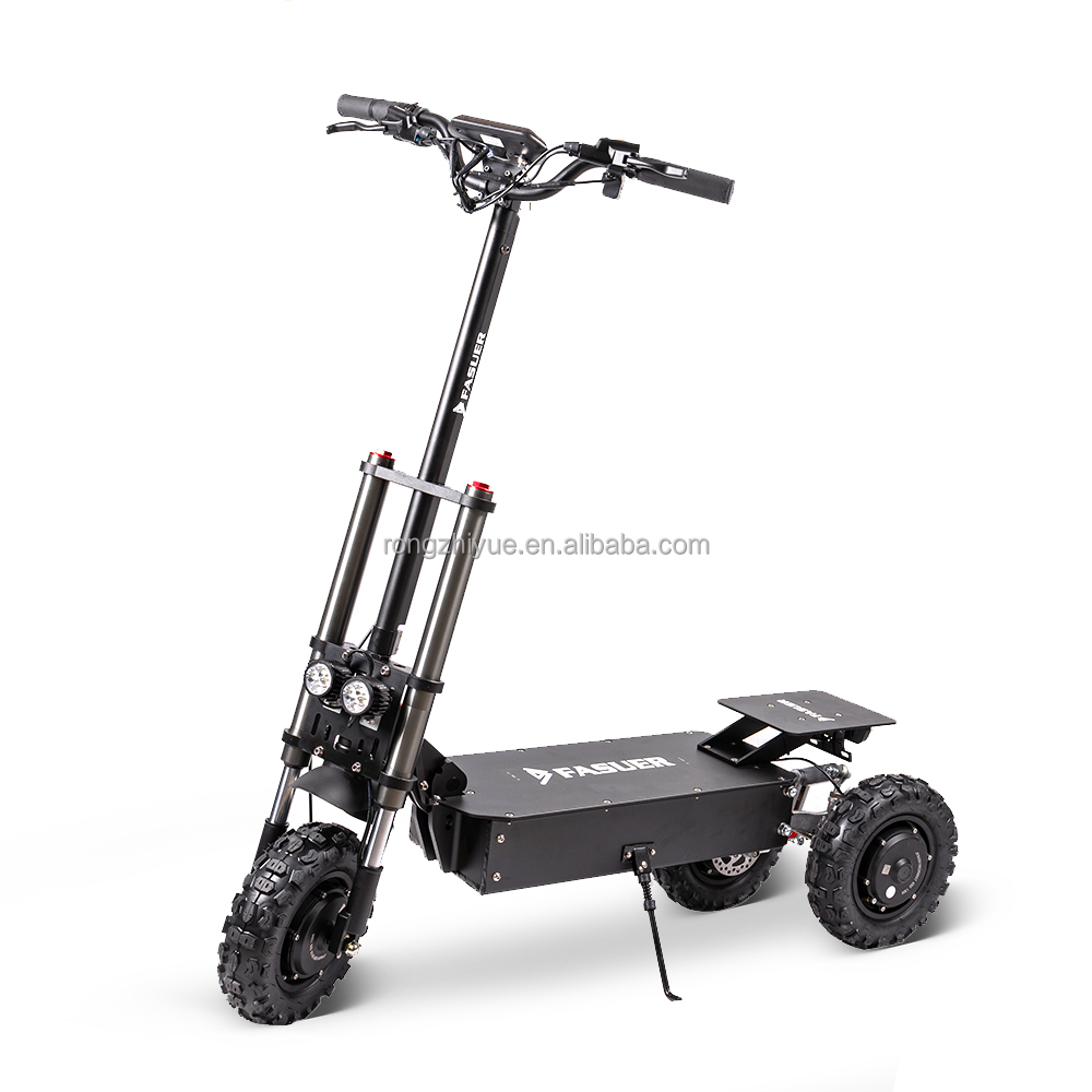 Quilen большой мощности 1200W * 3-11 дюймов шины для бездорожья в демпфирования 80 км складной дисковый тормоз трехколесный электрический трехколесный скутер способный преодолевать Броды для взрослых