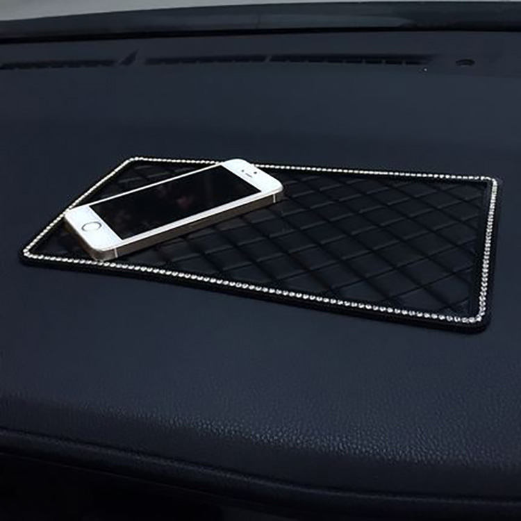 Большая прямоугольная противоскользящая подкладка для автомобиля Bling star
