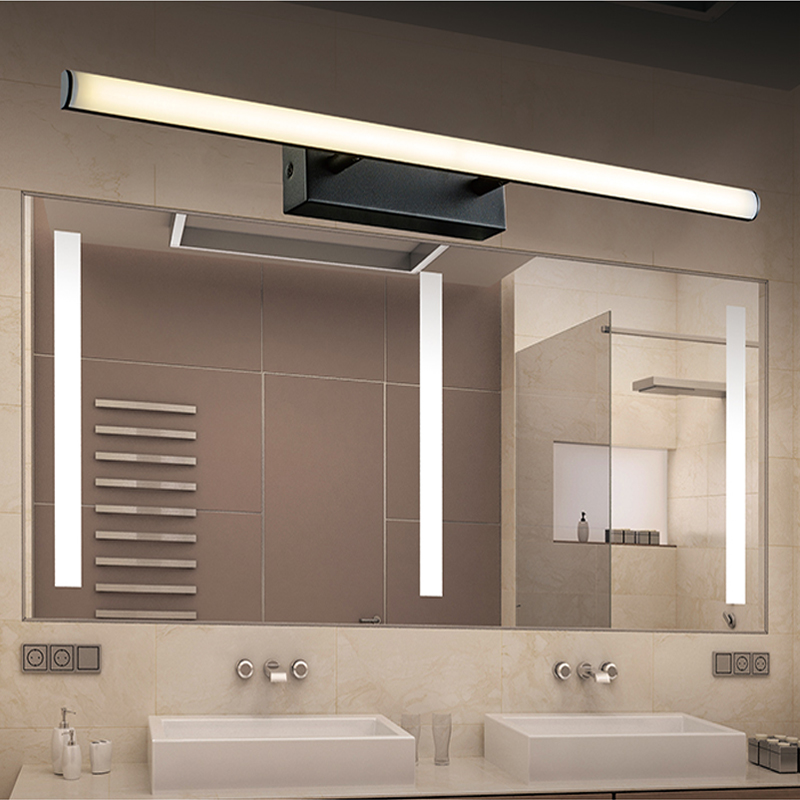 IP44 Waterproof Nordic Modern Hotel Decorative Fixture Wall Mount Ceiling Dressing Table Bathroom Makeup Vanity Led Mirror Light
