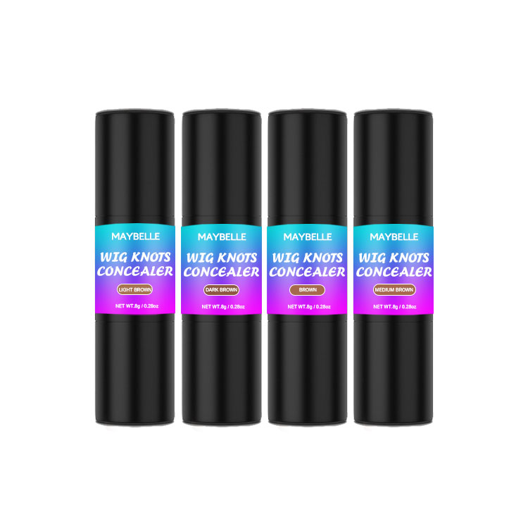 New Arrival Private Label 4 Colors Available Wig Knot Healer Concealer With Brush No Bleaching Lace Tint Stick