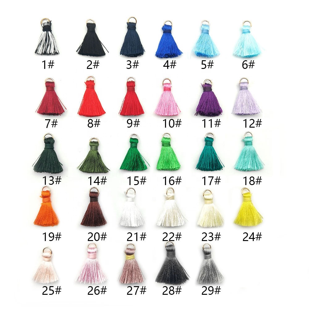Wholesale Tassels Decorative mini tassels 2.5Cm rayon tassel fringe