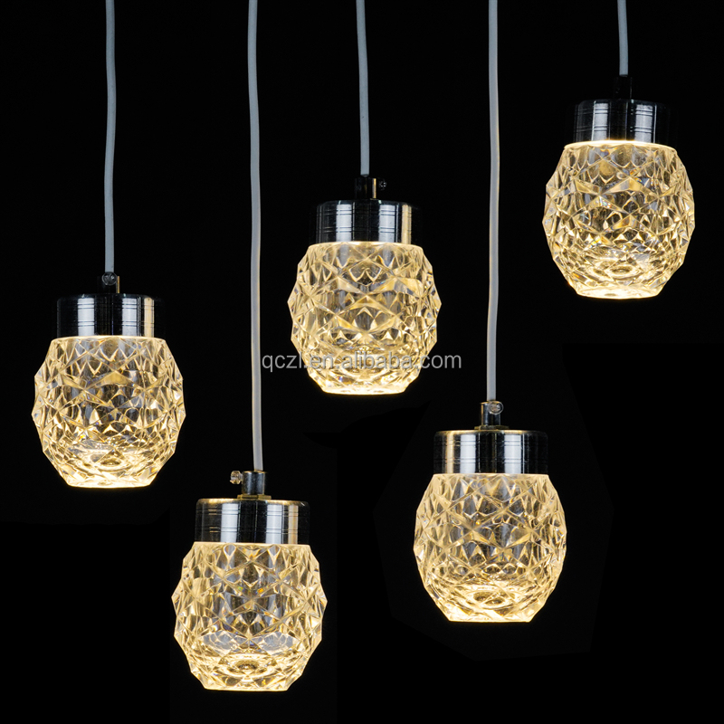 Modern Crystal Chandelier M series Chandelier Lamp String Interior Decoration Wedding Hall Decoration