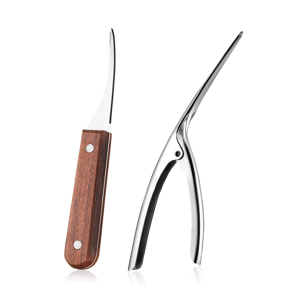 Stainless Steel Shrimp Peeler Portable Shrimp Cleaner Knife Prawn Shell Peeler Shrimp Deveiner Tool