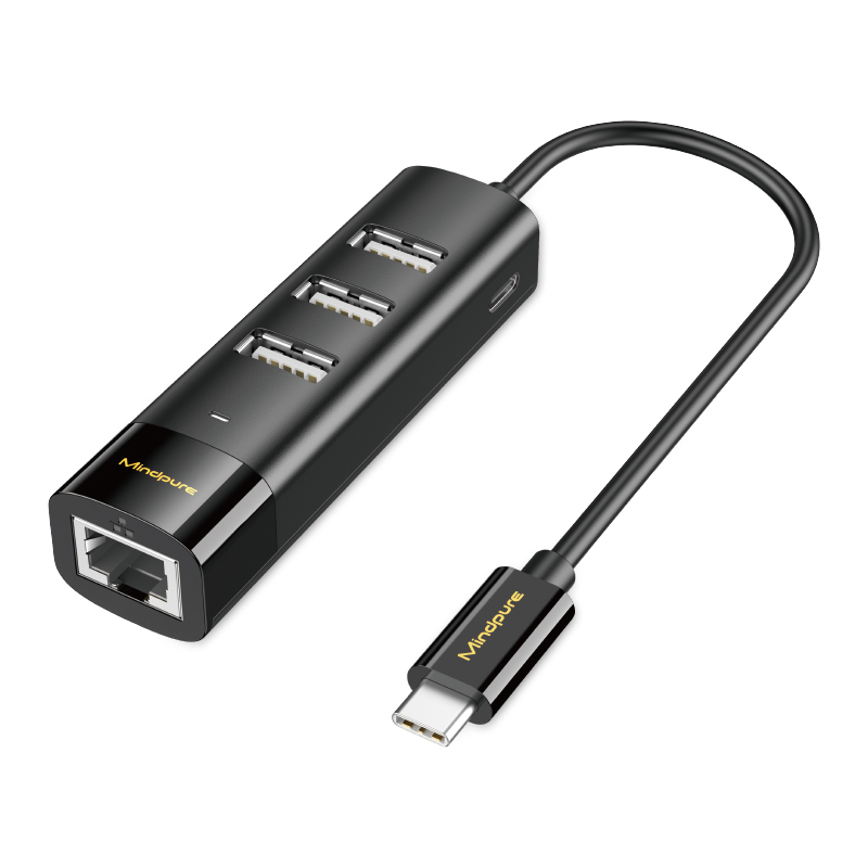 Mindpure Plug and Play USB 2,0 3,0 Тип c RJ45 док-станция USB порт Gigabit Ethernet сетевой адаптер конвертер для настольных ПК