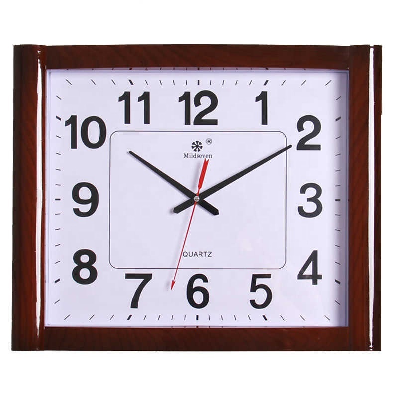 Mixed Clocks Watches Wall Clocks Market Floor Stand Products Household Products Classic Square Brown Chinese Style