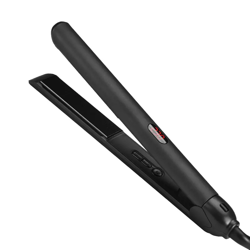 Newest Design Private Label 24 MM Plate Flat Hair Iron Hair Straightener Hair Straightener Titanium Household Fast Flat Iron