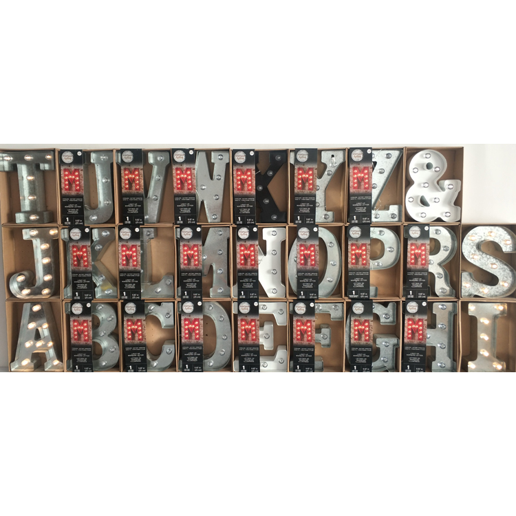 Factory Supply Merry Christmas Wreath Letter Light Room Marquee Marry Me Light Up Letters