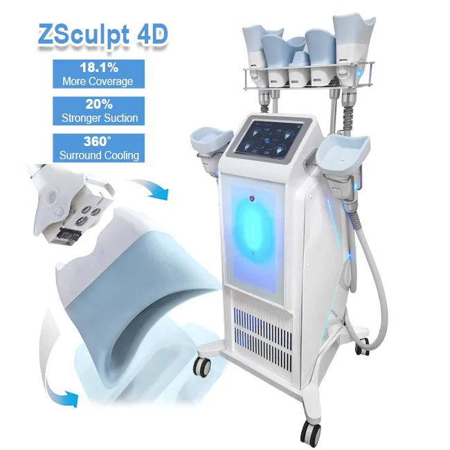Clatuu Alpha 7 ручки Zsculpt 4D Cool Body скульптурная криолиполизная 360 для похудения криолиполизная машина для замораживания жира