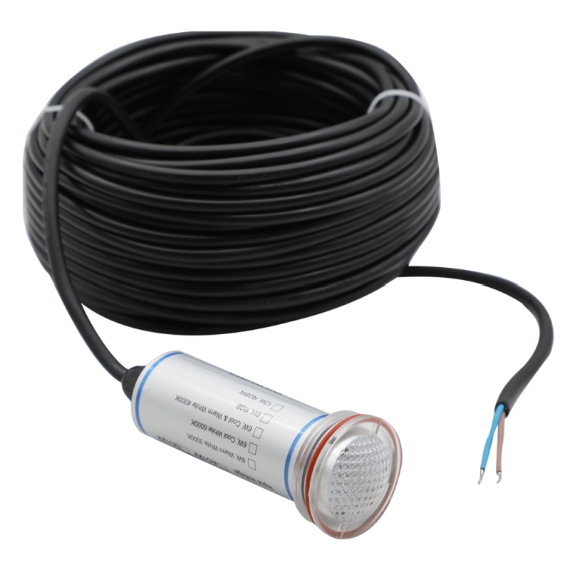 OEM/ODM IP68 AC/DC 6W/12W Epoxy Resin Mini Pool Lamp Replacement for Pentair GloBrite 1.5 inch LED Underwater Pool and Spa Light