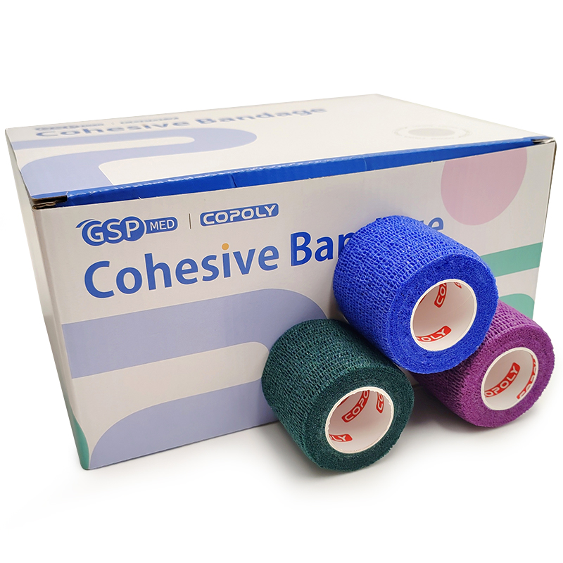 2 "x 5 Yds клейкие повязки melic сплоченные эластичные повязки Розовый OEM производитель